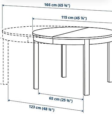 Үй жана бакча: Трансформер үстөлү Ашкана үчүн, Жайылуучу стол, түсү - Ак — 6