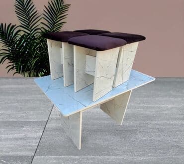 Кухонный стол и стул, Новый, Самовывоз, Платная доставка at lalafo.kg Кухонный стол и стул, Новый, Самовывоз, Платная доставка