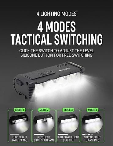 Фара для велосипеда 4LED Super Cool - Яркий передний свет с 4 — 7