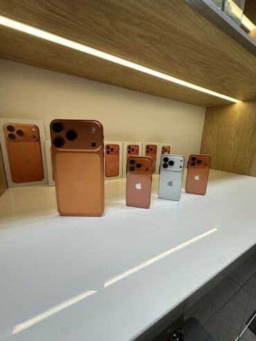 IPhone 17 Pro Max, Новый, 512 ГБ, Желтый, Чехол, Кабель, Коробка, 100 %