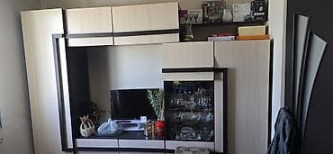 мебел горка: Стенка-шкаф, Тип стенки-шкафа: Модульная, Для зала, Б/у, Особенности: С отделением под телевизор — 1