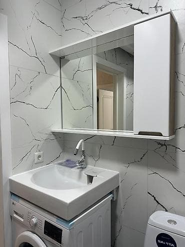Батирлер: 1 бөлмө, 42 м², Ак-Кеме (эски аэропорт) Элитка, 14 кабат, Жаңы ремонт — 9