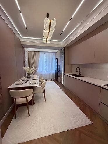 8: 2 комнаты, 77 м², Асанбай мкр Элитка, 8 этаж, Евроремонт — 3