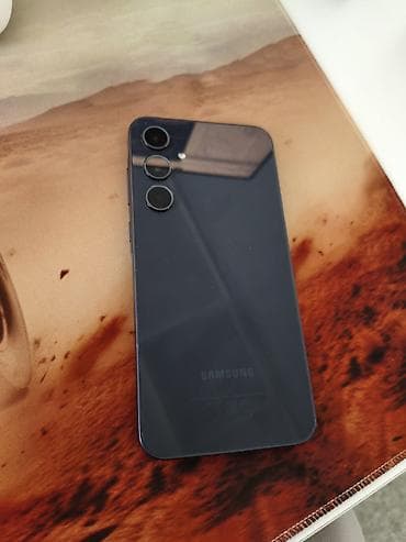 note 7 pro: Samsung Galaxy A35, Б/у, 128 ГБ, цвет - Синий, 2 SIM — 2