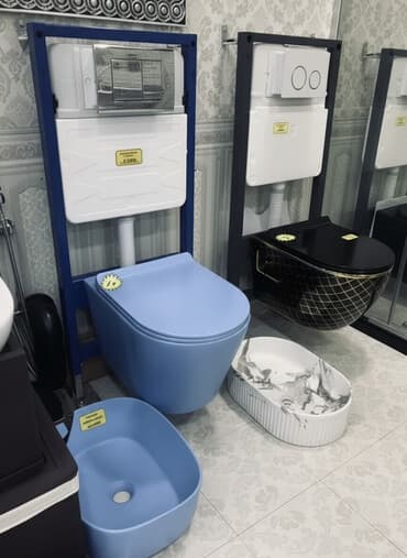 ванна унитаз: Унитаз Подвесной(Инсталляция), Новый, Материал: Керамика — 1