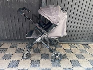 Прогулочная коляска Ining Baby (серый/графит) - Просторное сиденье с — 4