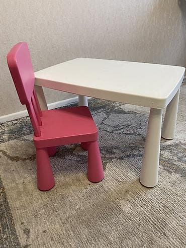 стол детский икеа: Детский комплект стол+стул IKEA Маммут - Набор для ребенка — 6