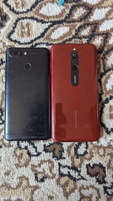 poco m5c: Redmi, Redmi 8, Б/у, 64 ГБ, цвет - Красный, 2 SIM — 1