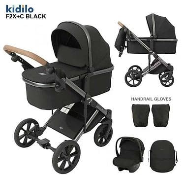 anex m type: Детская коляска Kidilo F2X+C BLACK — универсальная система для — 1