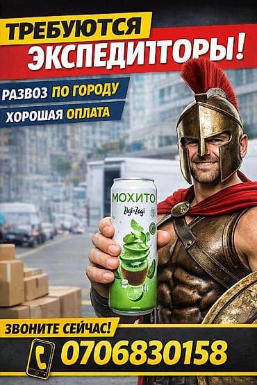 требуются реализатор: Требуется экспедитор Графикк 5/2 Заработная плата 40000 С ОПЫТОМ — 1
