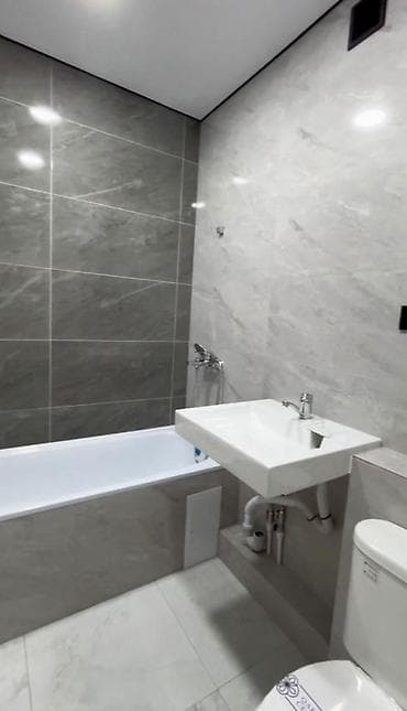 Квартиры: 1 комната, 25 м², Кок-Жар мкр 108 серия, 5 этаж, Евроремонт — 3