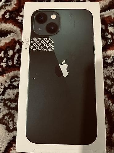 IPhone 13, цвет Midnight (черный). Оригинальная упаковка. АКБ:80