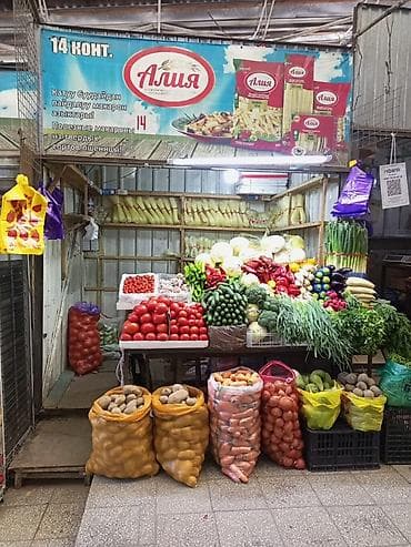 отун сатылат: Аламедин базарынан торговый место сатылат 14-контейнер — 1