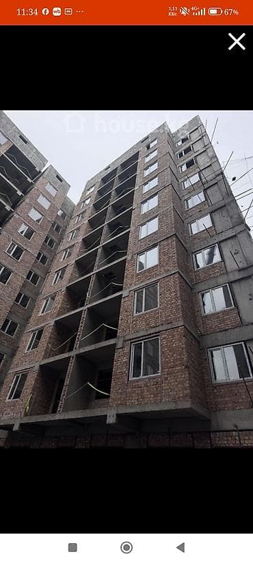 Үй куруучулардан жаңы конуштар: Курулуп жатат, Элитка, 1 бөлмө, 55 м² — 2
