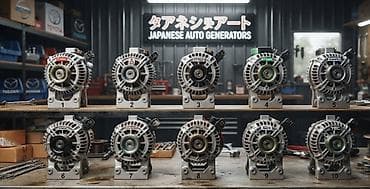 генератор на сивик: K20,B20,Ipsum,Estima,Camry,honda,Toyota,Mazda,Nissan,Fit,Step,Odessy,R — 1
