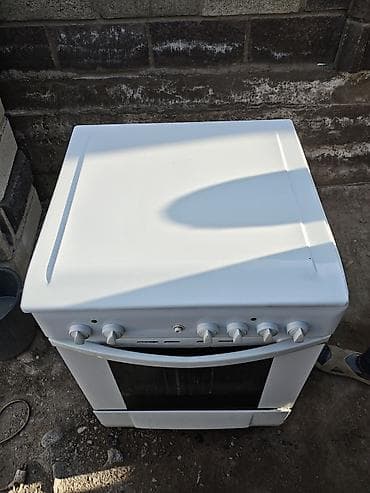 Плита INDESIT, комбинированная (газ + электрическая) - Варочная