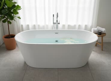 куплю ванну чугунную: Ванна, Овальная, Материал: Акрил, Размер: 170 x 75 см, Бесплатная установка — 1