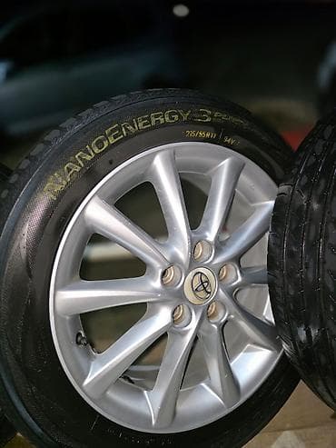 Диски: Колеса в сборе 215 / 55 / R 17, Лето, Б/у, Комплект, Легковые, Литые, отверстий - 4 — 4