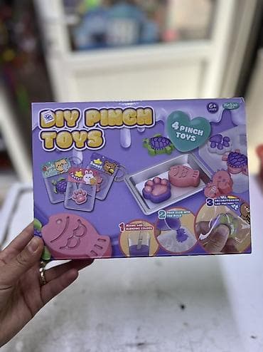 набор куличей: Набор для творчества DIY Pinch Toys (4 антистресс‑игрушки) - Возраст — 1