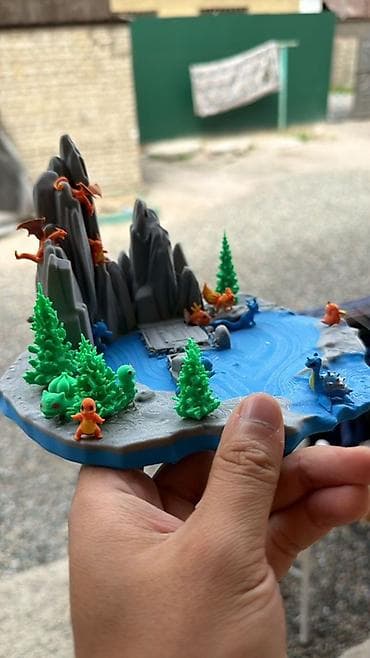 gamecube games: Создайте сами покемон мир. В наборе остров, фигурки покемонов клей — 1