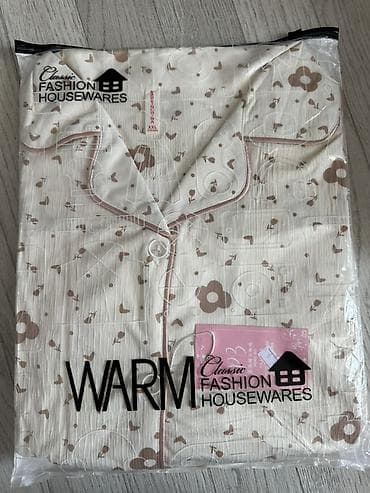 Теплая домашняя пижама Classic Fashion Housewares - Комплект: рубашка