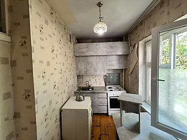 Батирлер: 1 бөлмө, 34 м², 5-мкр 105-серия, 1 кабат, Евро оңдоо — 3