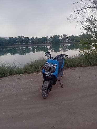 kia sit: Скутер внедорожного стиля, синий/чёрный. Характеристики и — 2