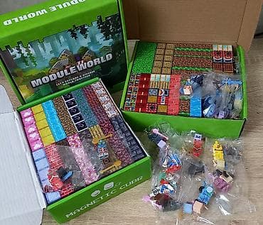 mini moyka: 🧲 Магнитные кубики Minecraft 554 шт + 15 минифигурок- 4300 сом 538 — 6