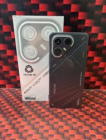 Tecno Pova 7, 128 ГБ, цвет - Черный, 2 SIM