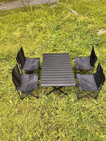 Мебель: Складной походный комплект мебели: стол + 4 стула - Назначение — 2