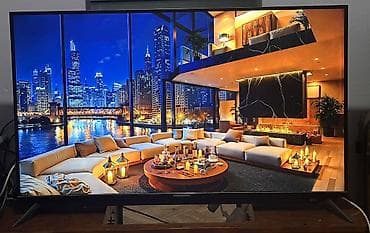 ТВ жана Видео: Телевизор Skyworth, диагональ экрана 49), тонкие рамки, настольные — 1