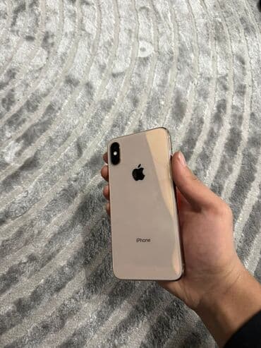 принтер 6030: IPhone Xs, Б/у, Золотой, Чехол, 100 % — 1