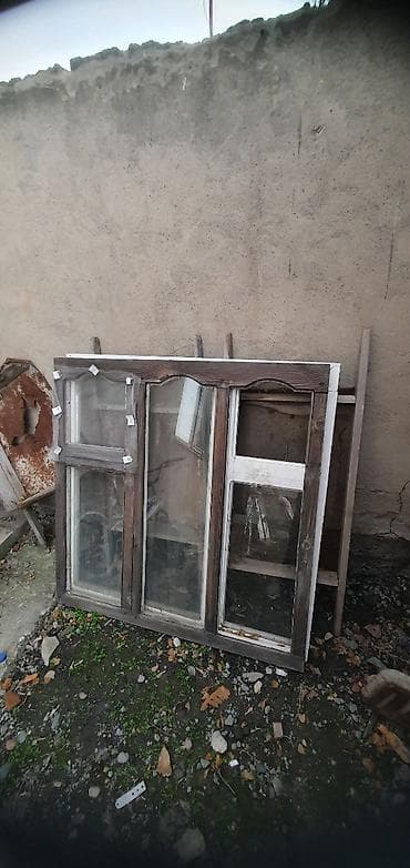 Дом и сад: Готовое деревянное окно, Декоративные особенности: Декоративный переплет, Б/у, Без установки, Без рассрочки — 1