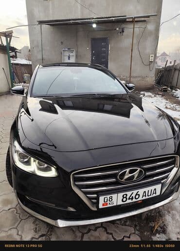 авто рассочка: Hyundai Grandeur: 2018 г., 3 л, Автомат, Газ, Седан — 3