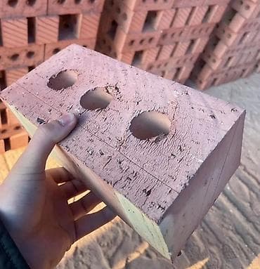 Тешиктүү, Бышкан кирпич, Бирдик, 250×120×65 lalafo.kg да Тешиктүү, Бышкан кирпич, Бирдик, 250×120×65