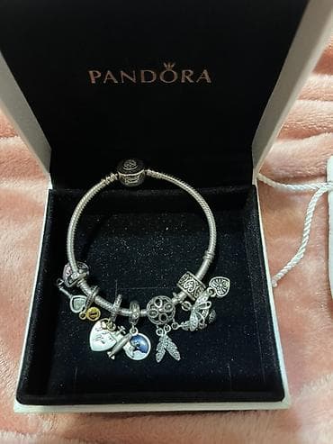 Жеке буюмдар: Браслет Pandora с шармами - Оригинальный серебряный браслет-основа — 2
