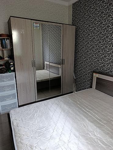 скрытая дверь: Шкаф купе, Б/у, С зеркалом, Дерево — 1