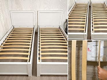90: Комплект из двух односпальных кроватей Camilla 90×200 — 10 000 сом за — 1