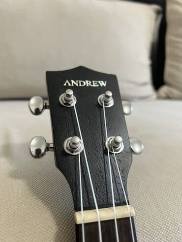 купить укулеле недорого: Укулеле ANDREW, классический четырёхструнный акустический инструмент — 4