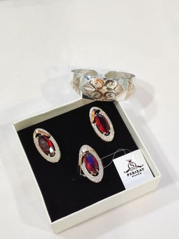 букет невесты бишкек цены: Серебряный комплект+ Билерик Серебро напыление золото 925 пробы — 1