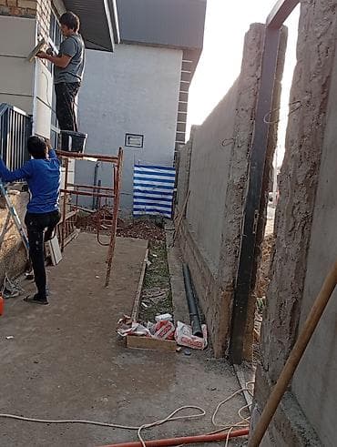 Отделочные работы: Штукатурные работы и возведение ограждений/хозяйственных построек под — 6