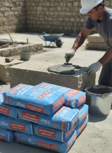 пакеты для фасовки: Клей для камня Nurmlex C 301 в мешках по 25 кг. Этот клей предназначен — 1