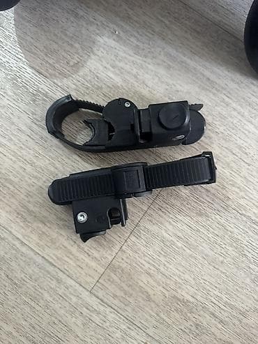 Детские электрокары: Пассажирская платформа‑приставка для коляски с сиденьем и рулём - — 1