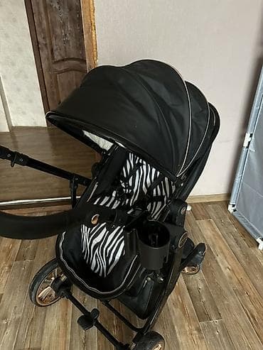 коляска детска: Коляска, цвет - Черный — 4