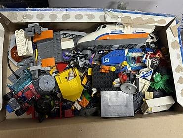лего кирпич апарат: Большой лот LEGO - Тематика: преимущественно LEGO City (полиция — 3