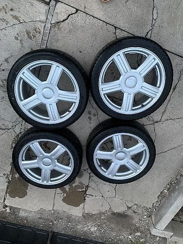 Унаа: Дөңгөлөктөр монтажда 225 / 45 / R 17, Жай, Жаңы, Комплект, Жеңил унаалар, Куйма, тешиктери - 5 — 5