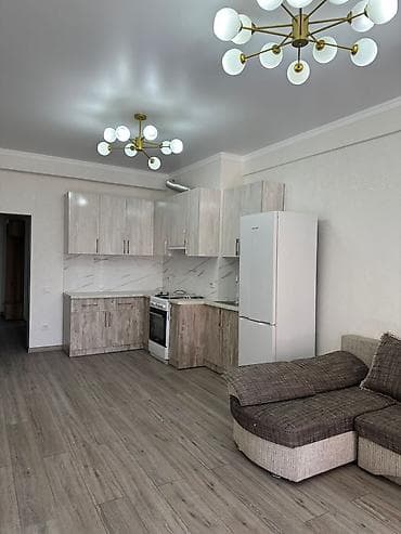 2 бөлмө, 78 м², Алтын чарчы Жеке план, 7 кабат, Евро оңдоо — 3
