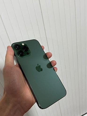 apple watch цена бишкек: IPhone 13 Pro Max, Колдонулган, 256 ГБ, Alpine Green, 78 % — 2
