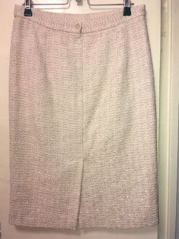 теннисный юбка: Юбка, Модель юбки: Карандаш, Миди, С вырезом — 11