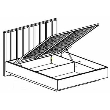 спалный двух: Двуспальная кровать, С матрасом, длина - 200 см — 2